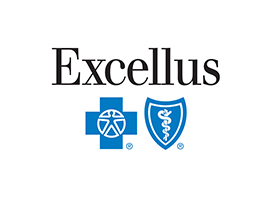 excellus bluecross blueshield logo badge from Rome Health near rome ny